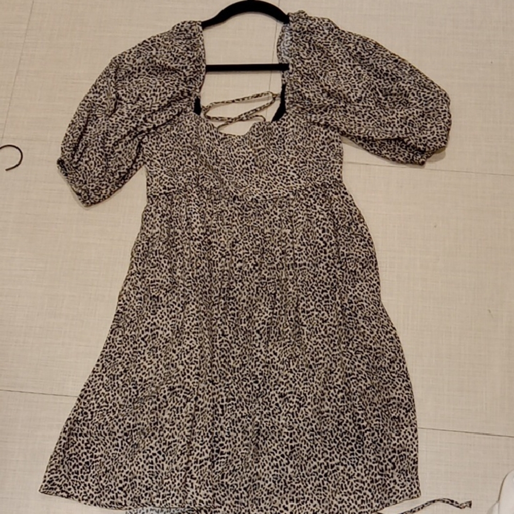 By Together Animal Print Top with Black Highlights